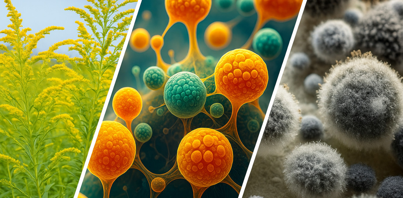 Alert pyłkowy – Ambrozja, Cladosporium i Alternaria